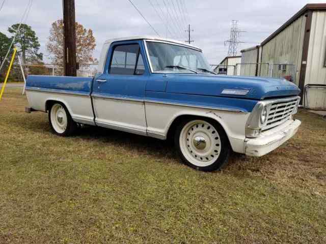 1967 Blue Ford F-100 Standard Cab Pickup