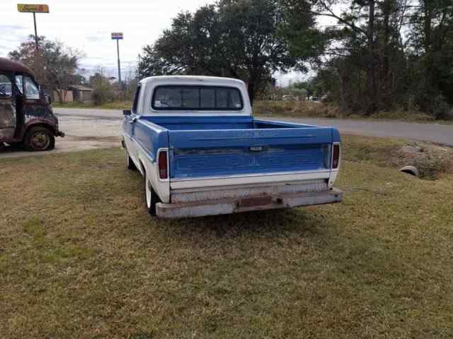 1967 Blue Ford F-100 Standard Cab Pickup