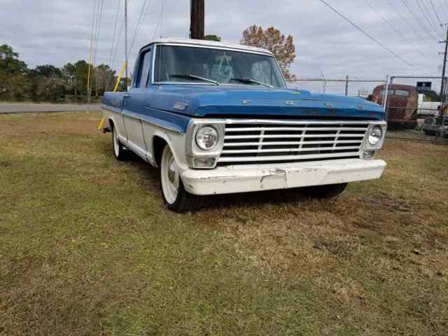 1967 Blue Ford F-100 Standard Cab Pickup