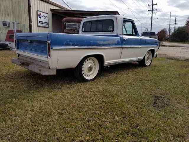 1967 Blue Ford F-100 Standard Cab Pickup