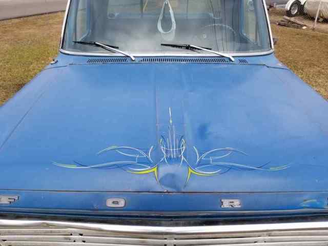 1967 Blue Ford F-100 Standard Cab Pickup