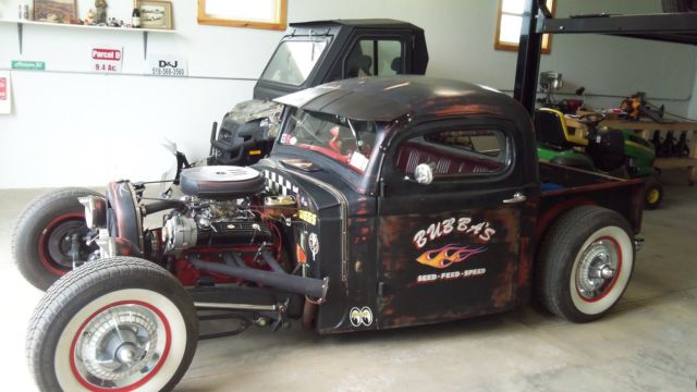 1949 Black Ford Model T pickup