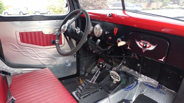 1941 Black Ford Rat Rod 2 Two Truck