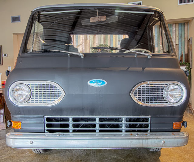 1966 Black Ford E-Series Van Standard Cab Pickup