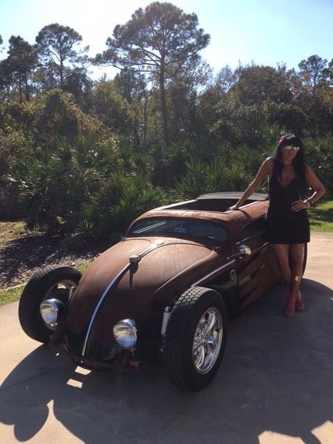 1962 Patina w/Flames Volkswagen Beetle - Classic Coupe