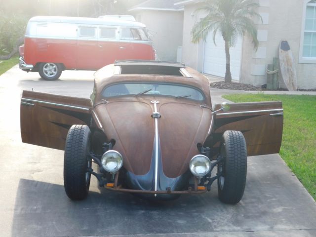 1962 Patina w/Flames Volkswagen Beetle - Classic Coupe