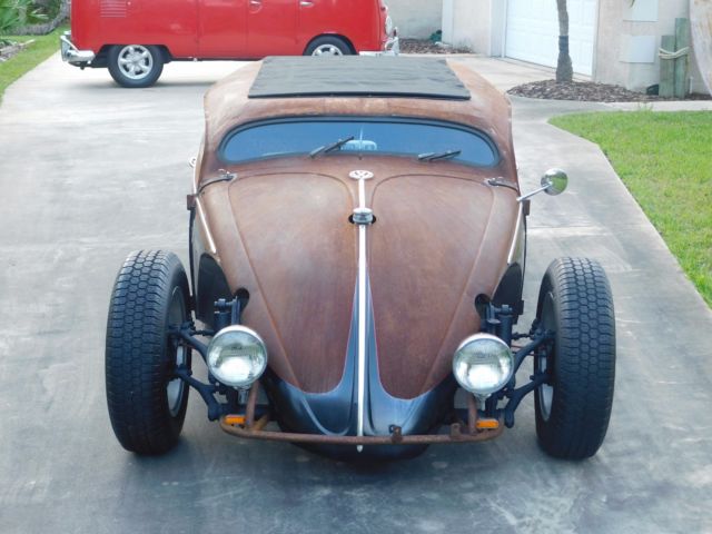 1962 Patina w/Flames Volkswagen Beetle - Classic Coupe