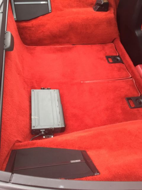 1987 Red Chevrolet Corvette Coupe