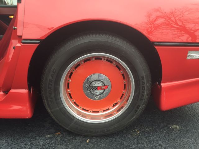 1987 Red Chevrolet Corvette Coupe