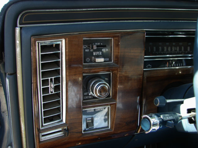 1987 Blue Cadillac Brougham Sedan
