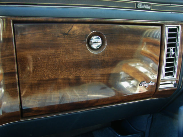 1987 Blue Cadillac Brougham Sedan