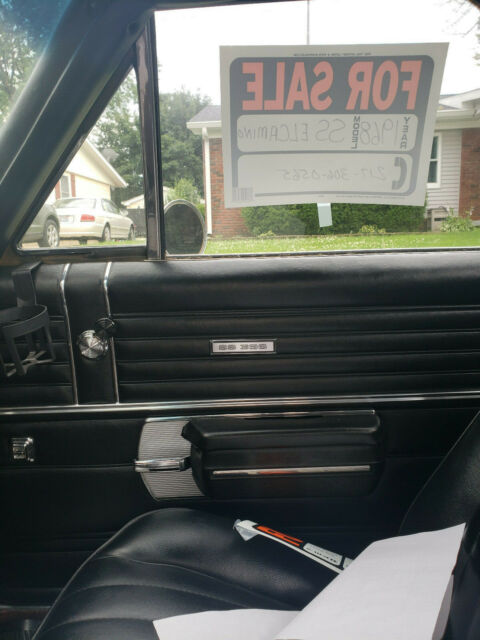 1968 Black Chevrolet El Camino Coupe