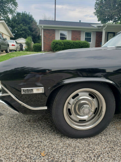 1968 Black Chevrolet El Camino Coupe