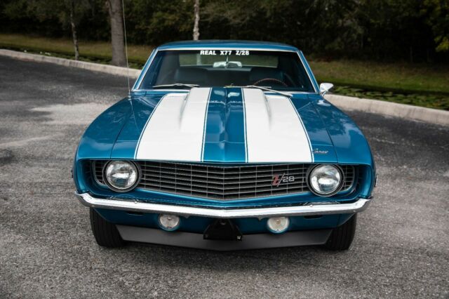 1969 Blue Chevrolet Camaro