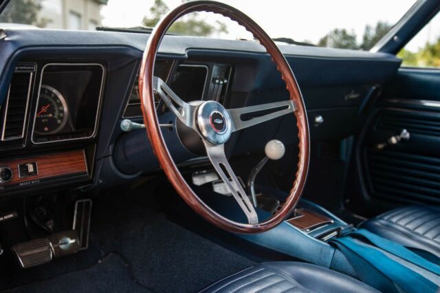1969 Blue Chevrolet Camaro