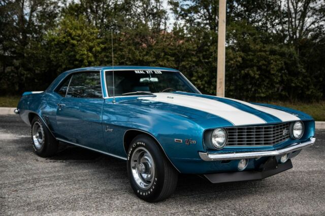 1969 Blue Chevrolet Camaro