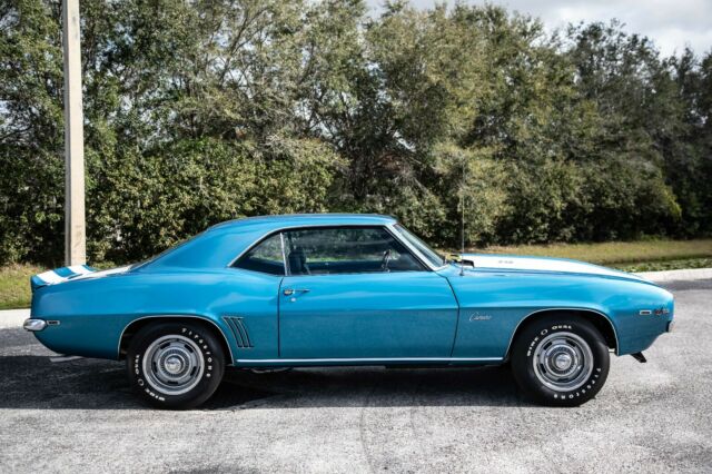 1969 Blue Chevrolet Camaro