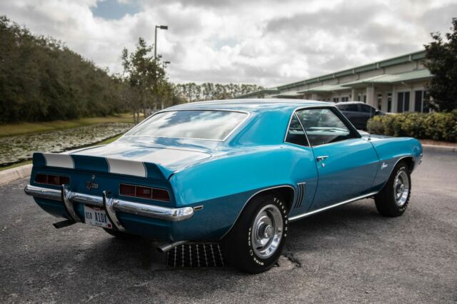 1969 Blue Chevrolet Camaro