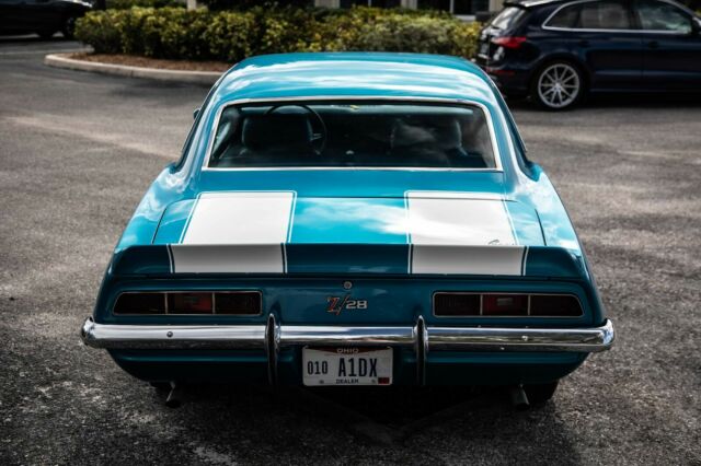 1969 Blue Chevrolet Camaro