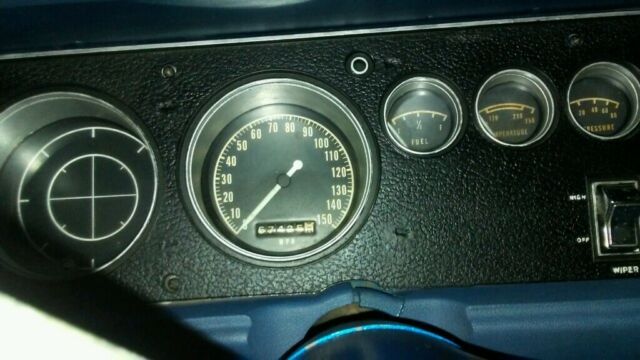 1970 Blue Dodge Coronet 2 door post