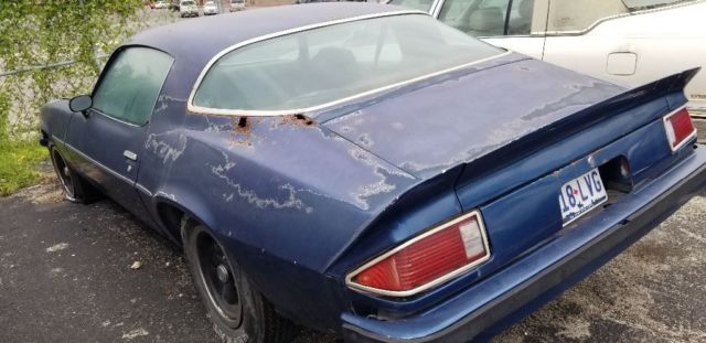 1977 Blue Chevrolet Camaro Coupe