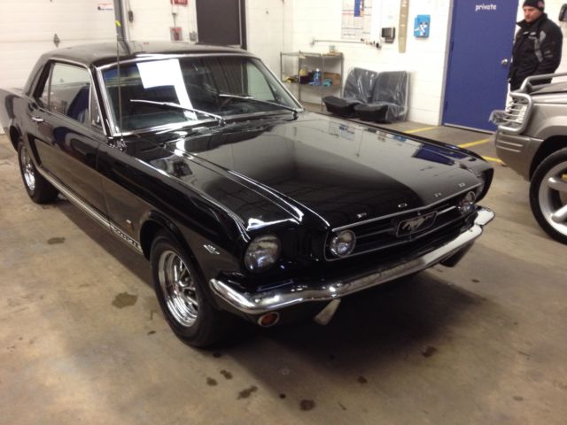 1965 Black Ford Mustang Coupe