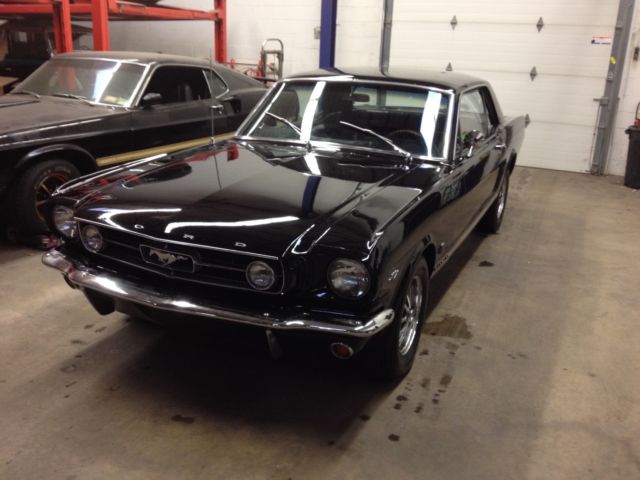 1965 Black Ford Mustang Coupe