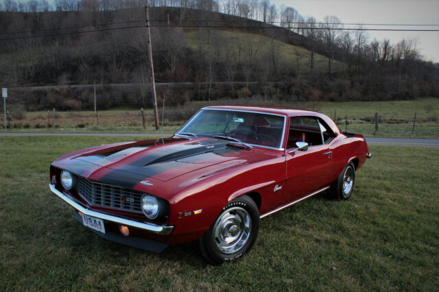 1969 Red Chevrolet Camaro
