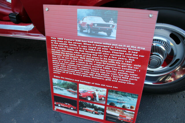 1969 Red Chevrolet Camaro