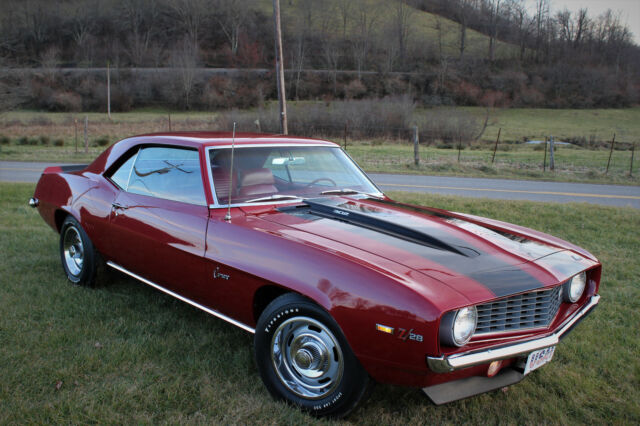 1969 Red Chevrolet Camaro
