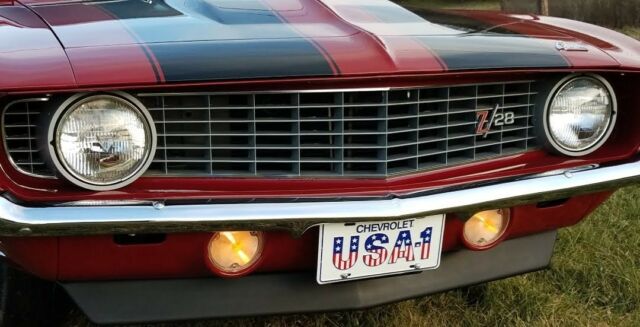 1969 Red Chevrolet Camaro