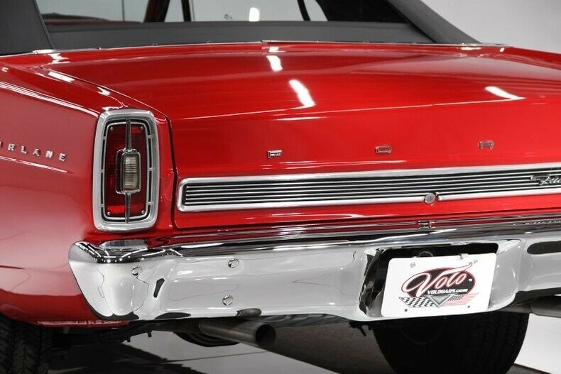 1966 Red Ford Fairlane Convertible