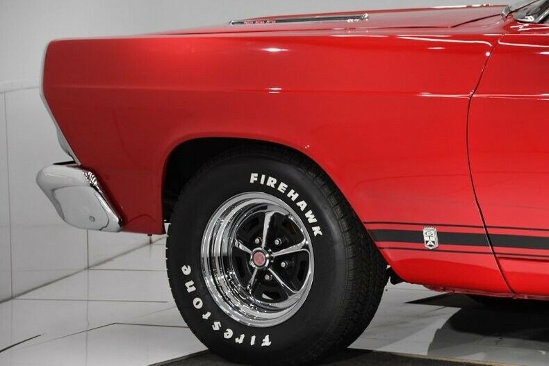 1966 Red Ford Fairlane Convertible