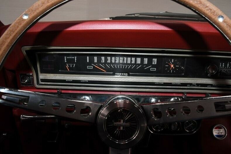 1966 Red Ford Fairlane Convertible