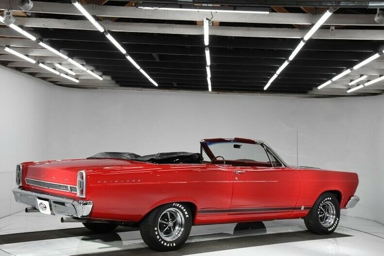 1966 Red Ford Fairlane Convertible