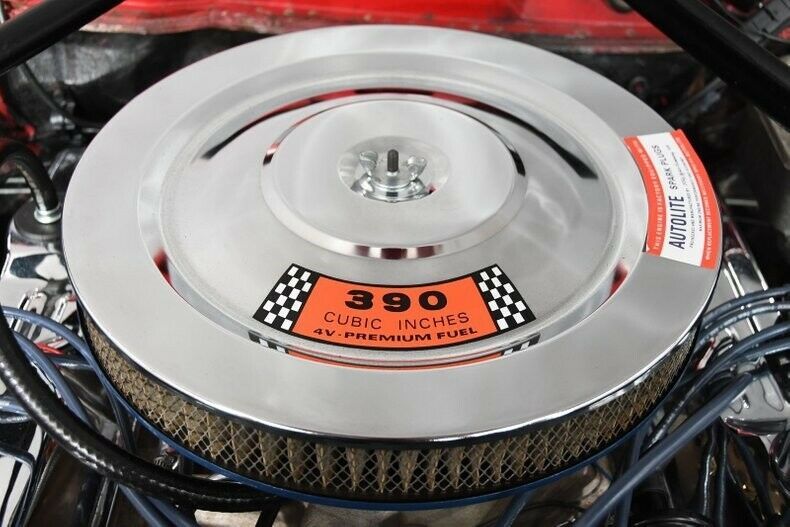 1966 Red Ford Fairlane Convertible