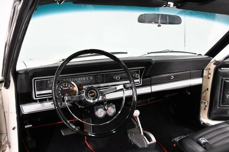 1966 White Ford Fairlane Hardtop