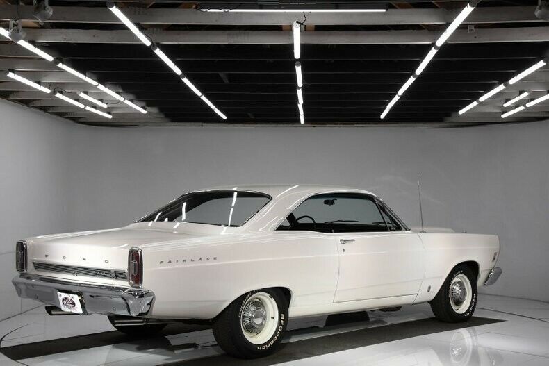 1966 White Ford Fairlane Hardtop