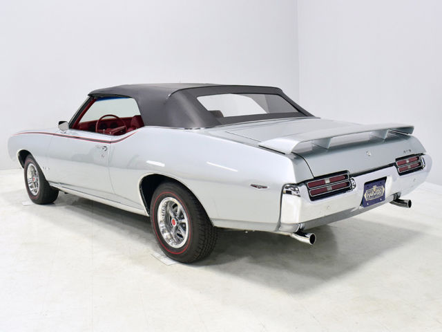 1969 Silver Pontiac GTO Convertible