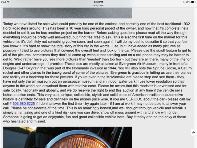 1932 Black Ford Other Roadster