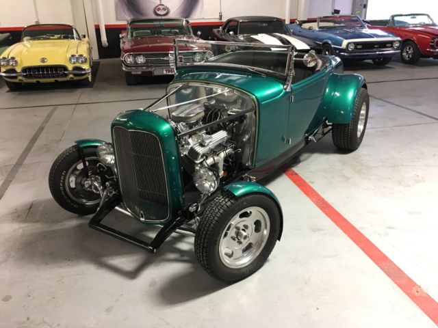 1931 WEDGEWOOD GREEN Ford HENRY STEEL STREET ROD CONVERTIBLE