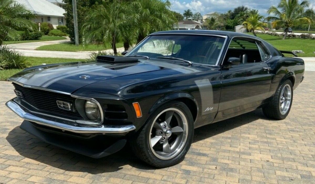 1970 Black Ford Mustang Fastback