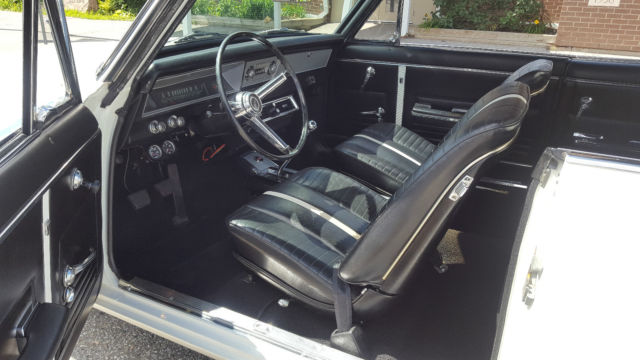 1967 White Chevrolet Nova Coupe