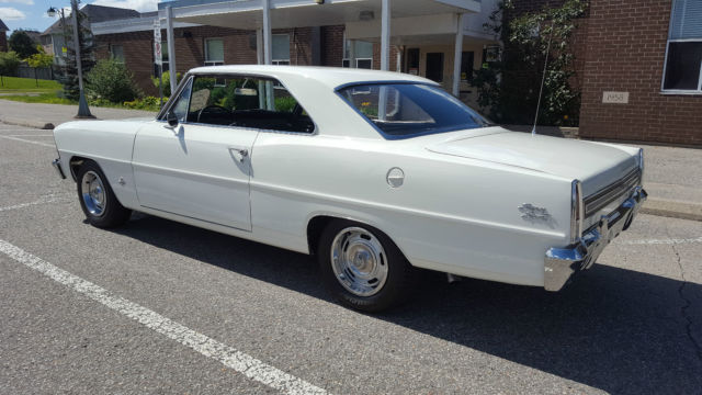 1967 White Chevrolet Nova Coupe