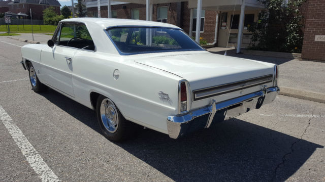 1967 White Chevrolet Nova Coupe