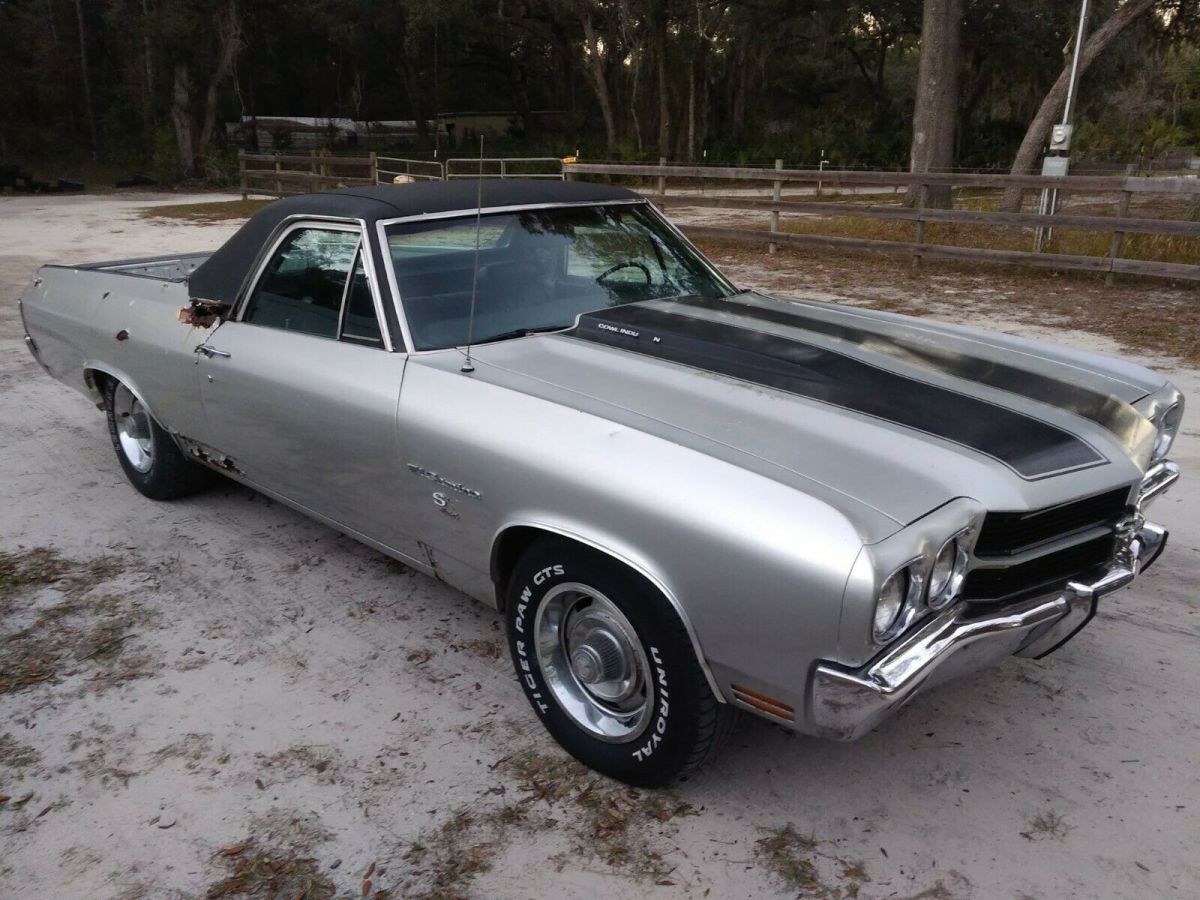1970 Black Chevrolet El Camino Pickup