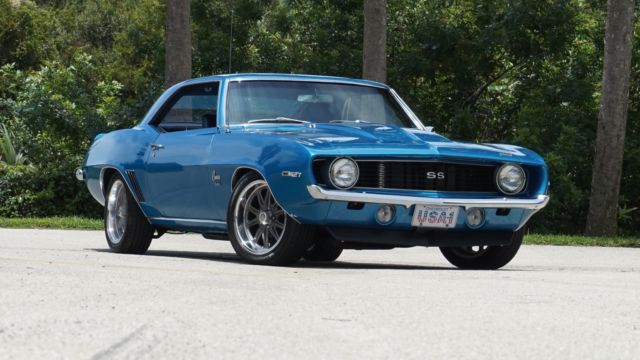 1969 Blue Chevrolet Camaro Coupe