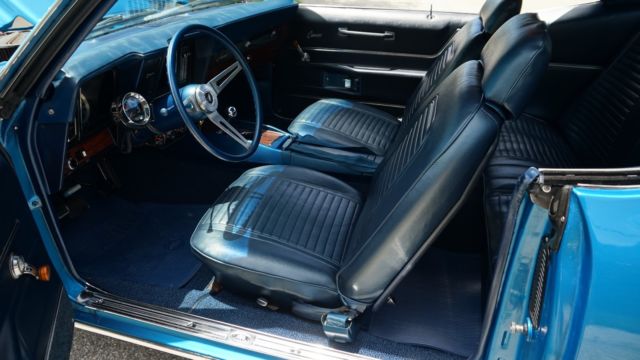1969 Blue Chevrolet Camaro Coupe