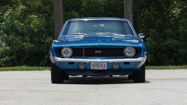 1969 Blue Chevrolet Camaro Coupe