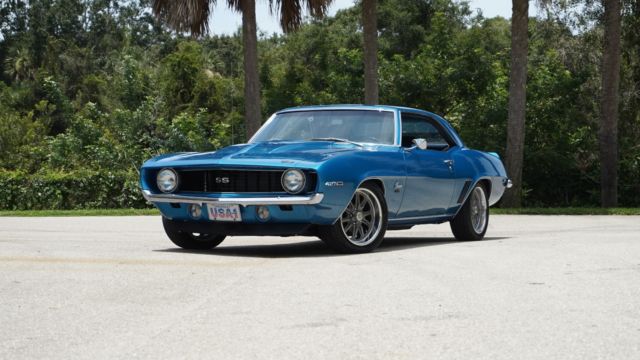 1969 Blue Chevrolet Camaro Coupe